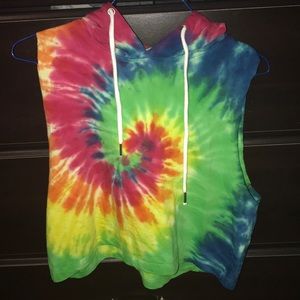 Tie-dye crop top